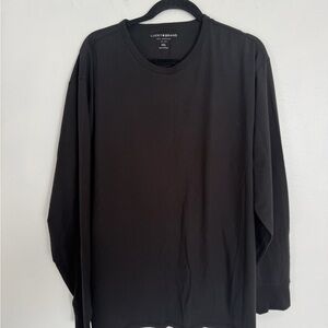 Lucky Brand Men's Long Sleeve Black Tee